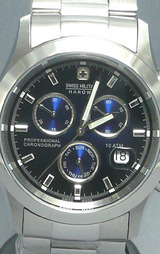 スイスミリタリー(SWISSMILITARY) エレガントビッグクロノ 腕時計 ML245