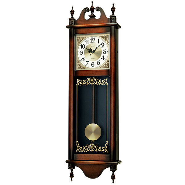 ロビーや玄関で時計が目立つんです