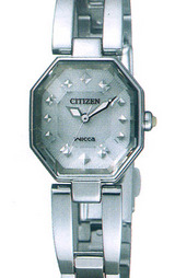 ソーラー腕時計シチズン ウィッカ ビジュー(CITIZEN WICCA BIJOUX) NA15-1581B