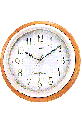 CITIZEN アイスタイル 高級和風 電波壁掛け時計 4MY681