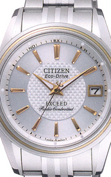 CITIZEN シチズン 煌きと高級感を兼ね備えた最上級のソーラー電波時計 エクシード EXCEED 男性用 EBG74-2642