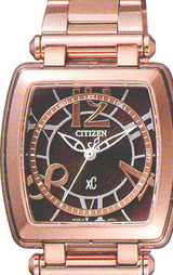 シチズン CITIZEN クロスシー電波時計 レディースウオッチXCB38-9002