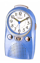 伝言にも便利な録音再生機能付きの目覚まし時計