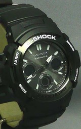 カシオ Gショック ソーラー電波時計 ガリッシュブラック AWG-M100BW-1AJF