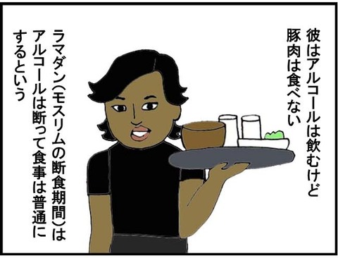 ■100%モスリムではいられない■2コマ目