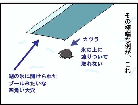 ■凍った湖で何をする?■3コマ目■