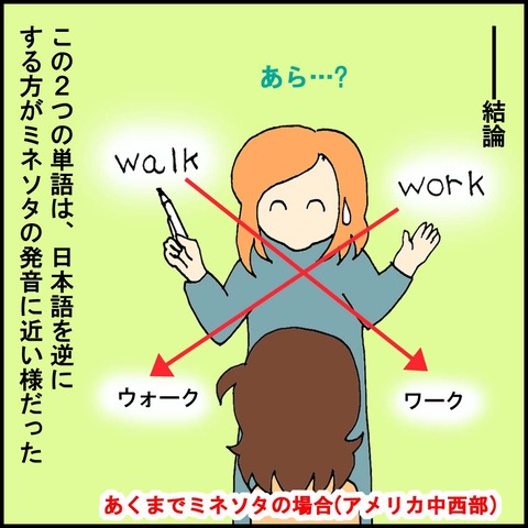 ◆workとwalk　①◆5コマ目