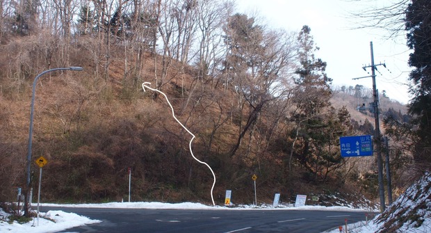 小斎峠登山口