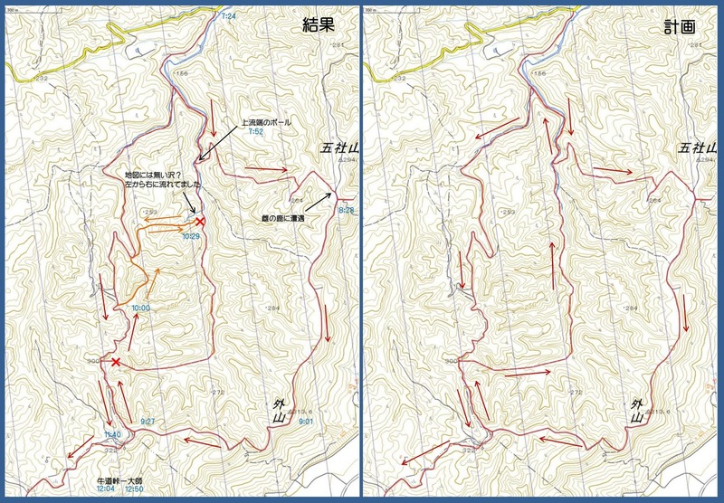 増田川源流域探索