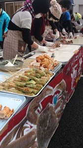 竹輪の磯辺揚げ作り