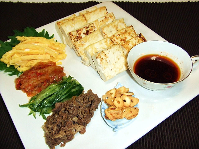 トッピング豆腐 韓国料理レシピ トッピング豆腐 韓国料理レシピ