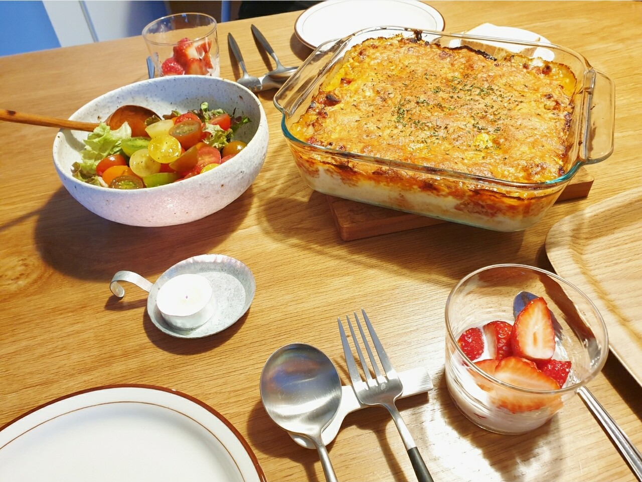 日曜はラザニア むくげの花