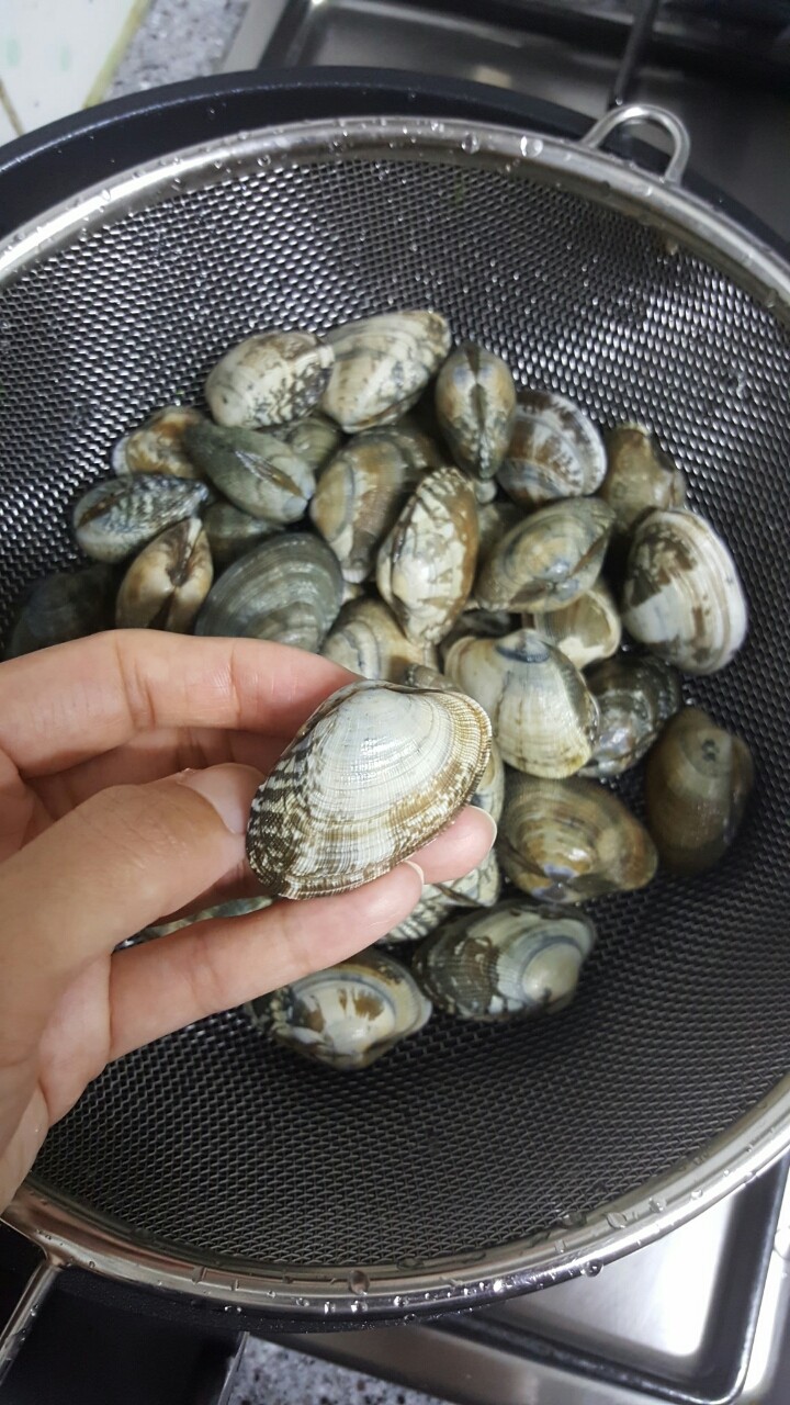 あさりの酒蒸しと ストウブであさりご飯 むくげの花 あさりの酒蒸しと ストウブであさりご飯 むくげの花