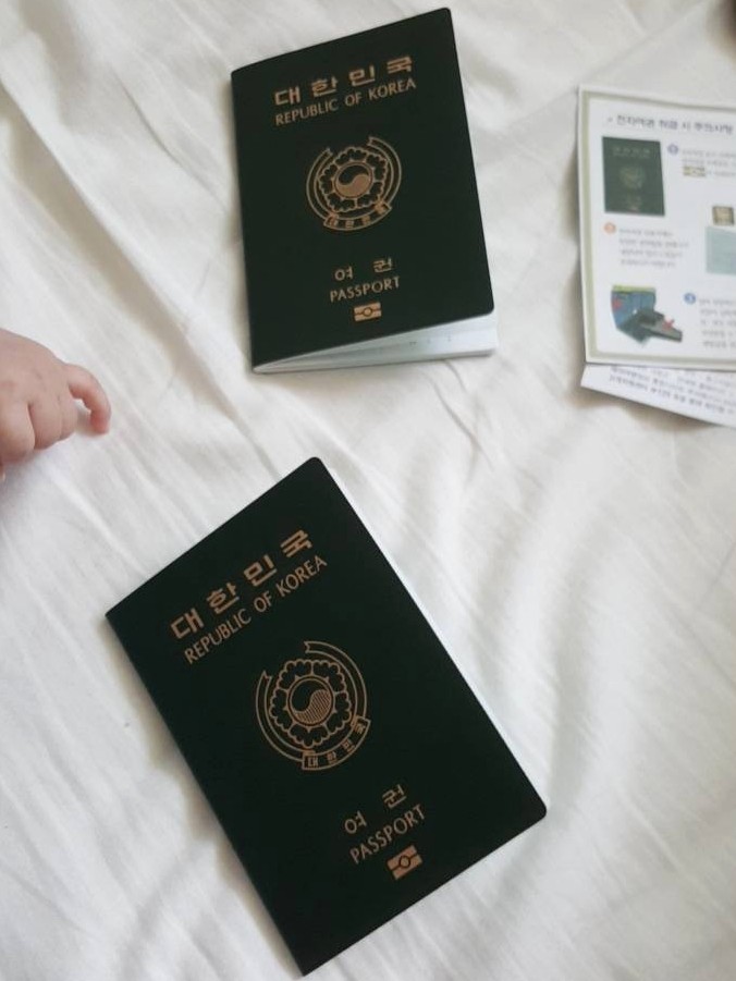 コムの韓国パスポートができました むくげの花