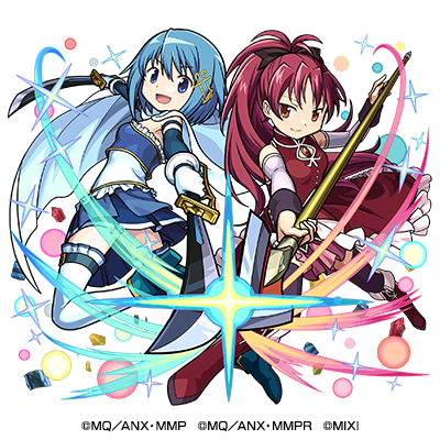 【速報】※絶対ゲット案件※ オリジナル確定麻痺SSヤッベェwwwww『さやか&杏子』ステータス詳細判明!実際に使ってみた【モンスト】