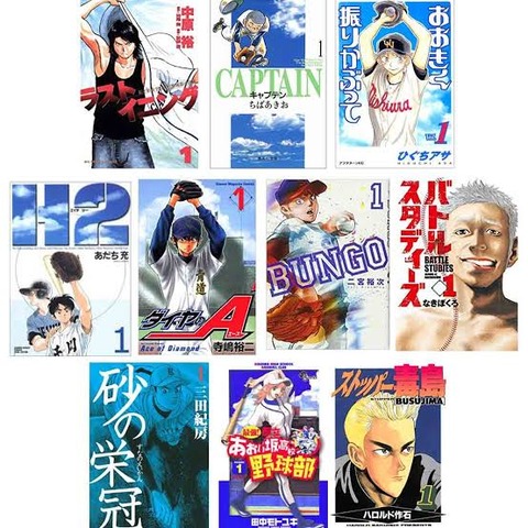 【朗報】1番面白い野球マンガ、無事決まる