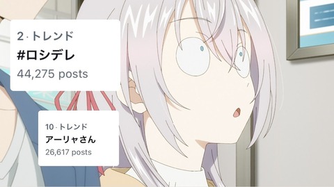 アーリャさんとかいう作画だけで視聴率とってるアニメ