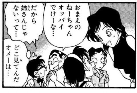 【画像】元太っていつもこういう目で蘭姉ちゃんを見てるよな