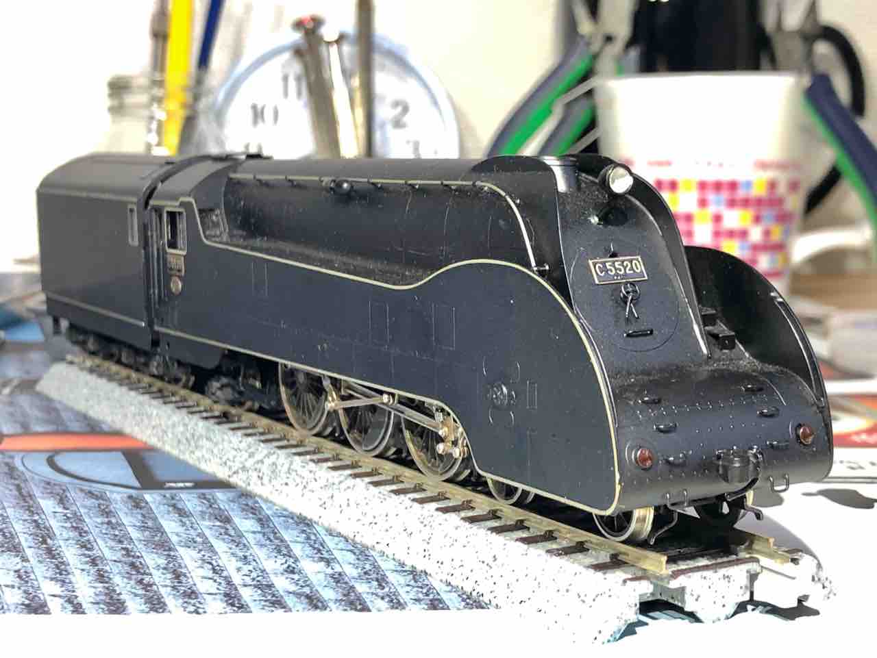 天賞堂 C55流線型 : 愛犬クマの鉄道模型製作備忘録