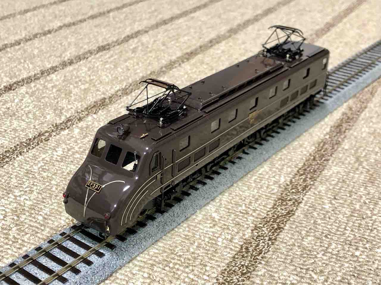 天賞堂 EF55 ムーミン再生完了！ : 愛犬クマの鉄道模型製作備忘録