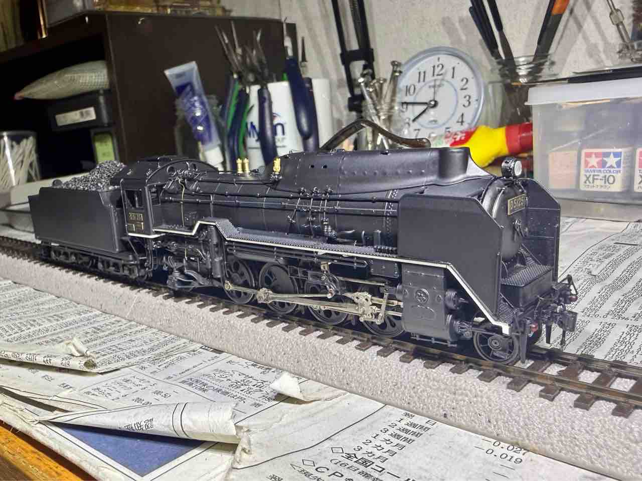 乗工社 D51半流型 製作備忘録 107 : 愛犬クマの鉄道模型製作備忘録