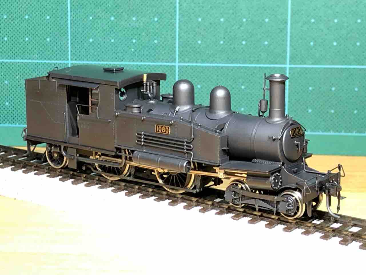 乗工社 HO1067 羽鶴の1080 蒸気機関車 メーカー塗装済完成品 乗工社 羽鶴1080を組む 完成 : 愛犬クマの鉄道模型製作備忘録