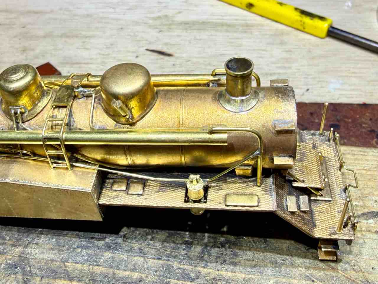 HOゲージ C10型 TOBY蒸気機関車 TOBY C10をレストアする 13 : 愛犬クマの鉄道模型製作備忘録