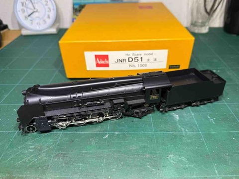 アダチD51をモーター換装する 1 : 愛犬クマの鉄道模型製作備忘録