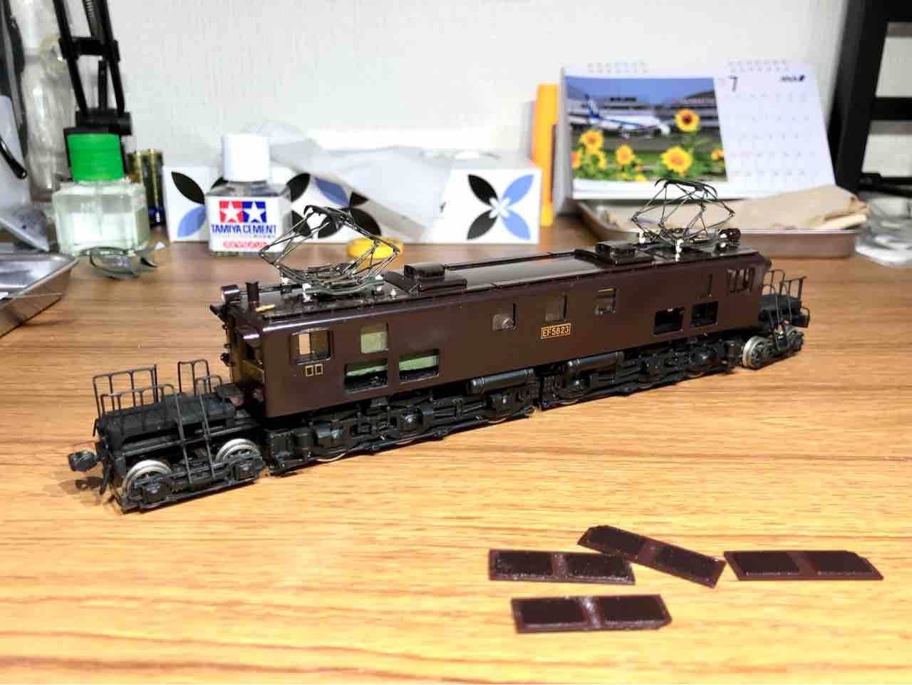 16番 天賞堂EF58旧型 : 愛犬クマの鉄道模型製作備忘録