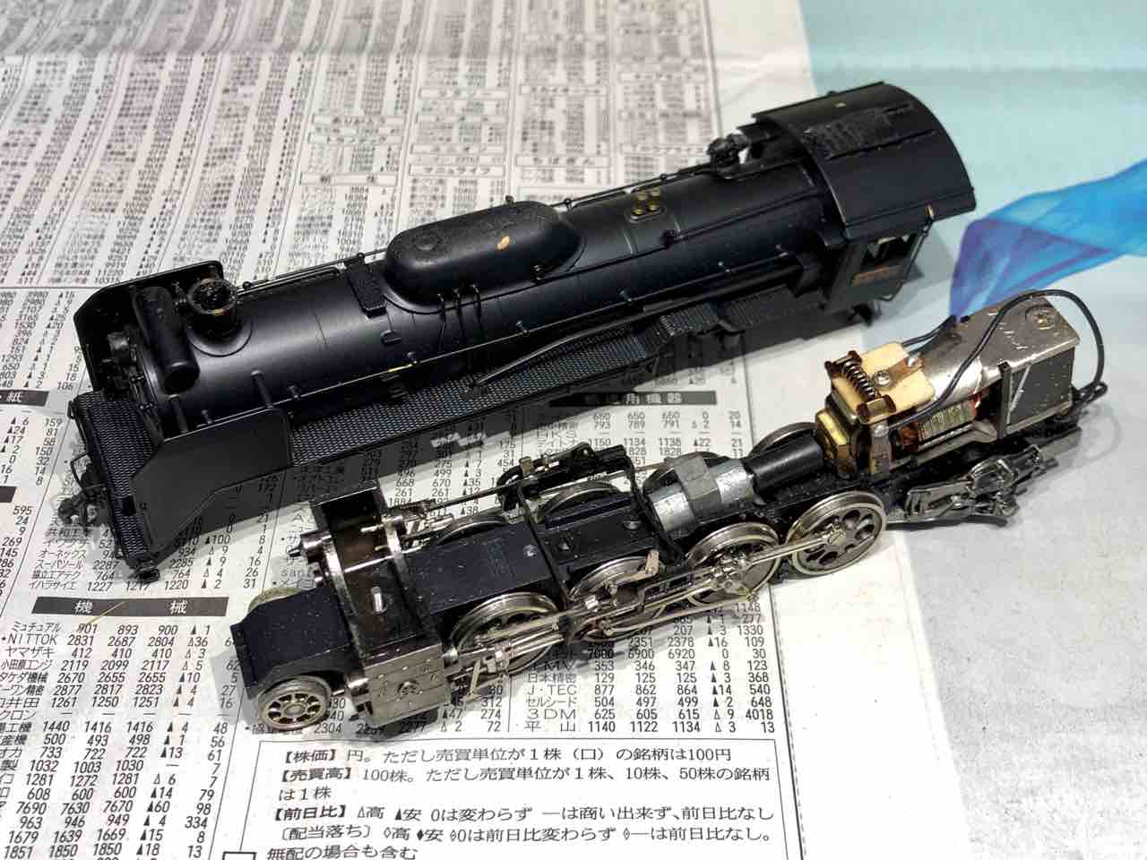 カツミ D51 蒸気機関車 HOゲージ 鉄道模型 KTM KATSUMI 動作