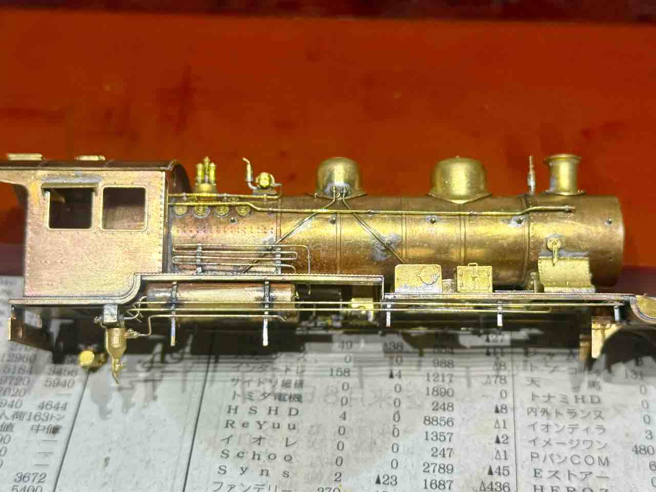 16番（1/80）真鍮製蒸気機関車 8620 （鉄道模型社エッチング板から製作