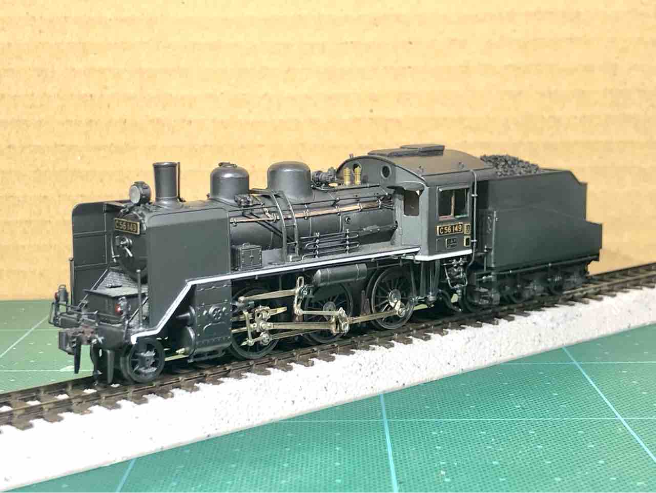 珊瑚1/87 C56キット仕掛り品 完成！ : 愛犬クマの鉄道模型製作備忘録