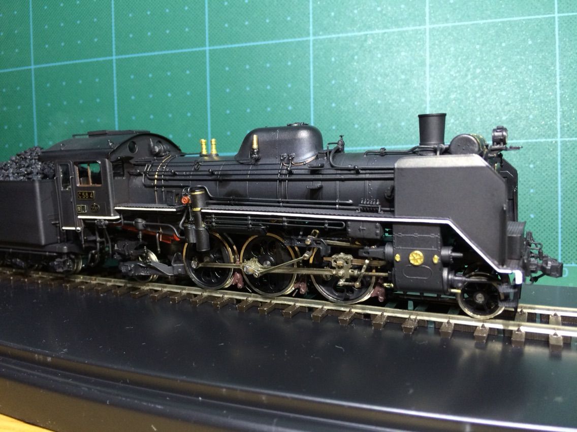 C58完成! : 愛犬クマの鉄道模型製作備忘録 C58完成! : 愛犬クマの鉄道模型製作備忘録