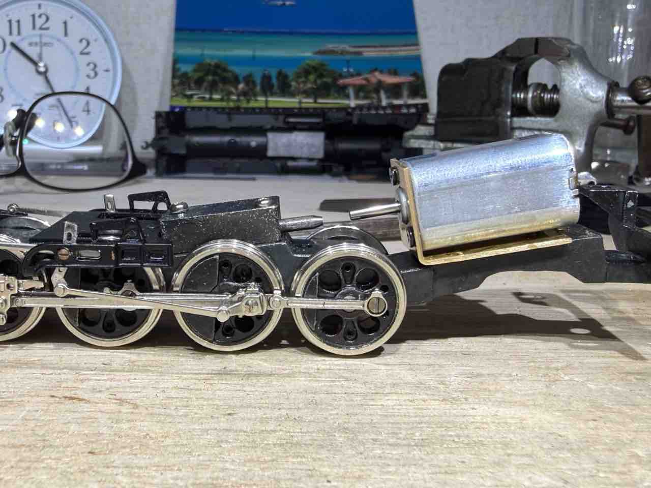 HOゲージ アダチ D51重装備蒸気機関車、メンテナンス済 HOゲージ