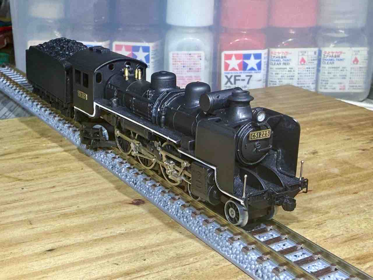 Nゲージ 中村精密C51キットが完成！ : 愛犬クマの鉄道模型製作備忘録