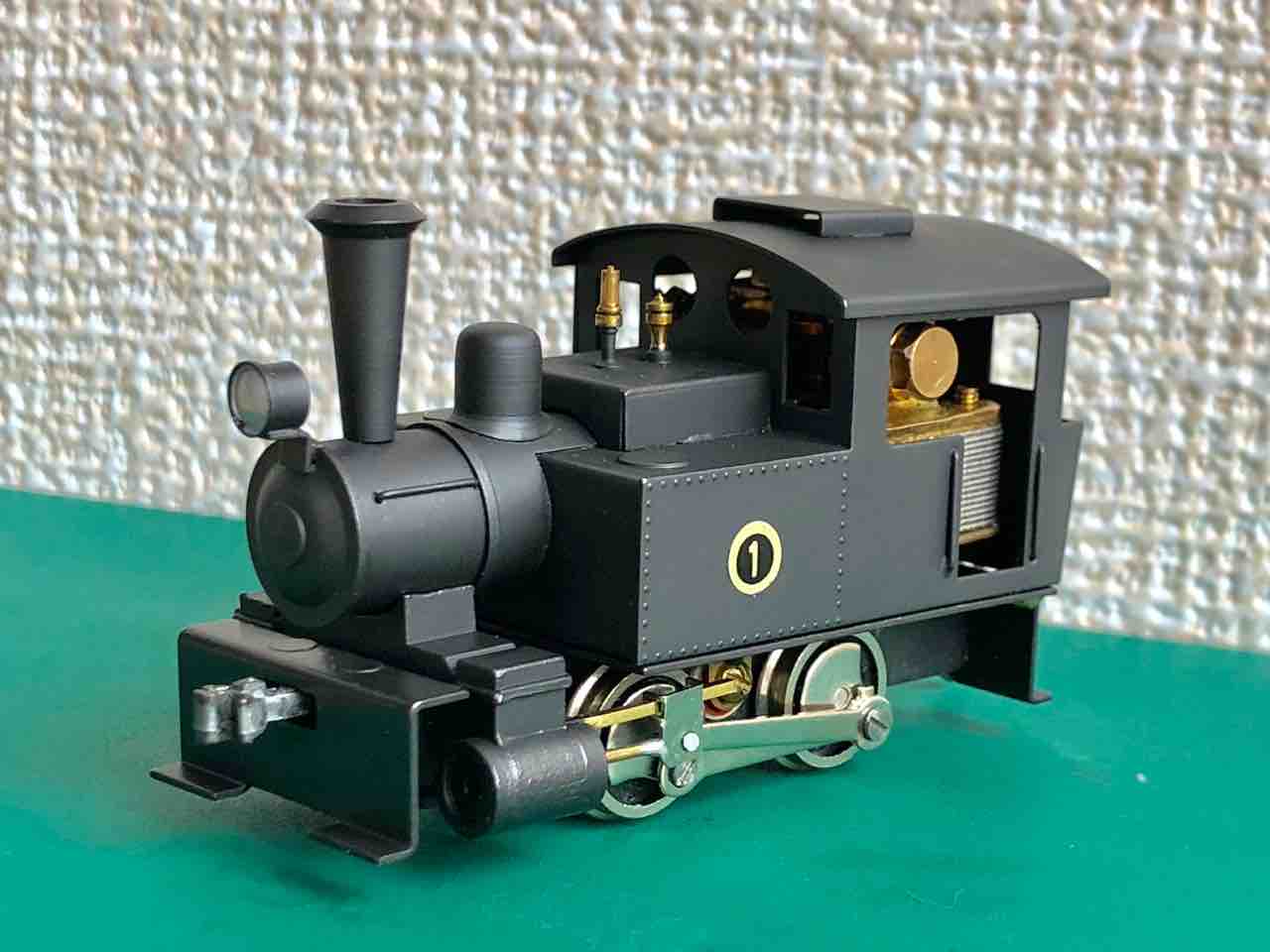 HOゲージ つぼみ堂模型店 凸型電気機関車 Bタンク グリーン