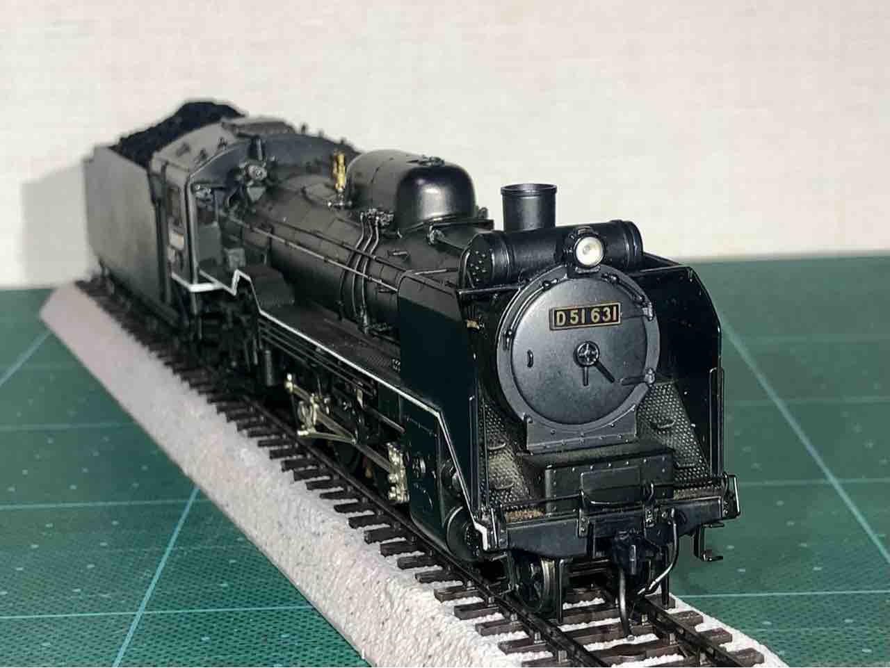 乗工社1/87 D51標準型 前作品1 : 愛犬クマの鉄道模型製作備忘録