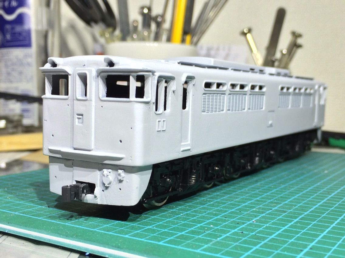 HOプラモデル EF65 vol.7 : 愛犬クマの鉄道模型製作備忘録