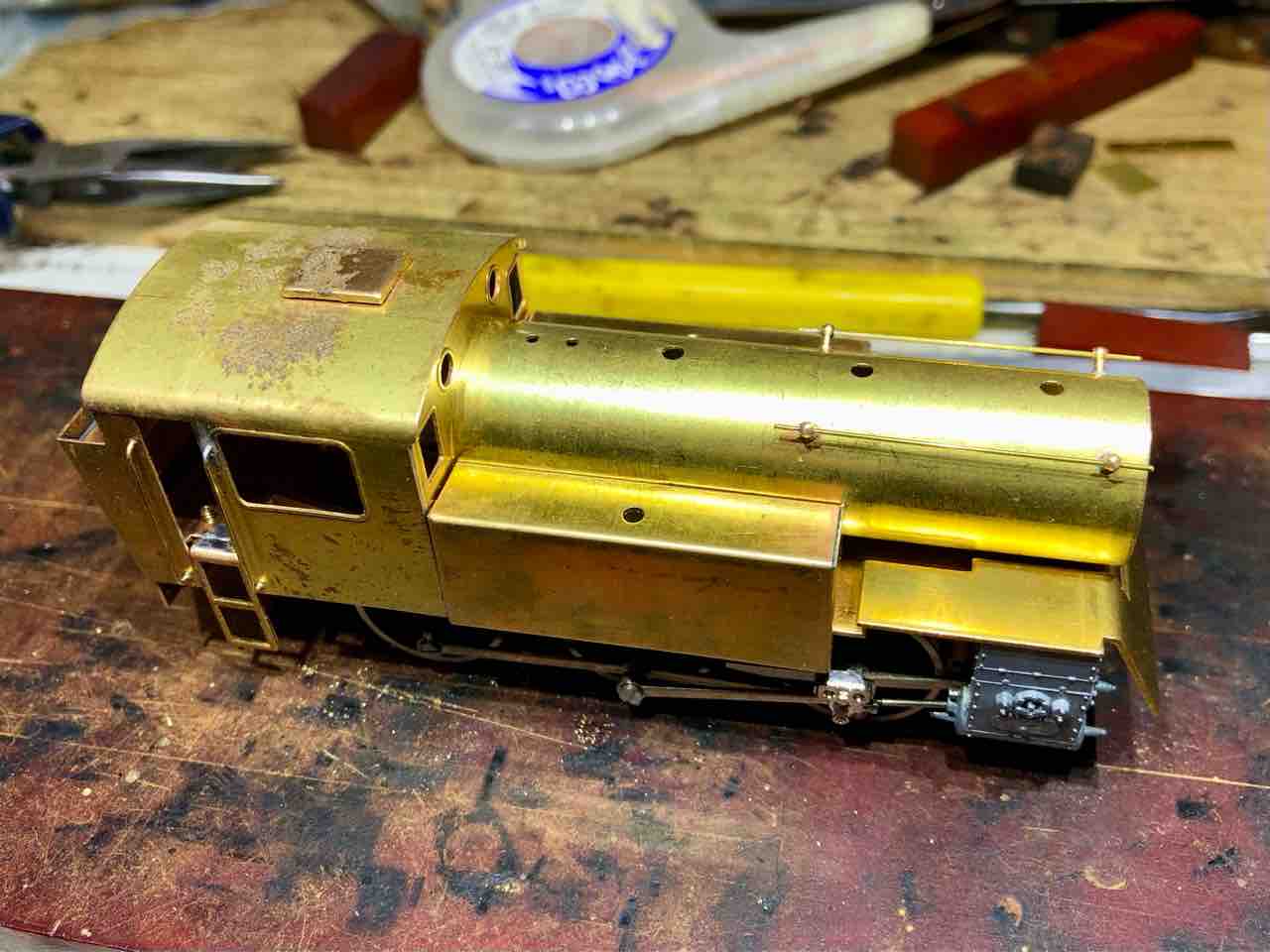 中村精密C2タンクを組む5(虫いない15) : 愛犬クマの鉄道模型製作備忘録