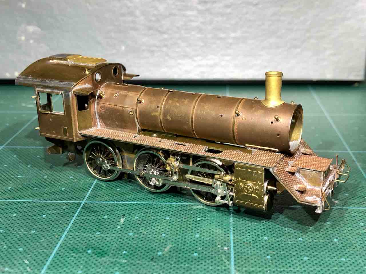 珊瑚　JNR C57 一次形　仕掛り現状！ 珊瑚の一次型キットでC571号機を