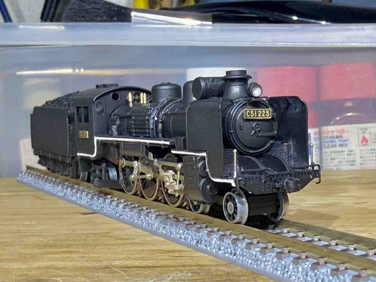Nゲージ 中村精密C51キットが完成！ : 愛犬クマの鉄道模型製作備忘録