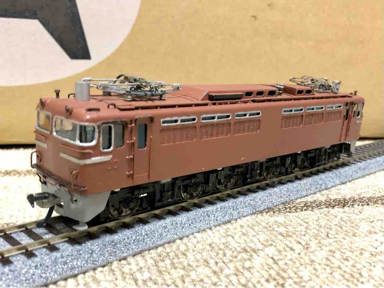 眠れる箱の機関車 つぼみ堂 EF60 : 愛犬クマの鉄道模型製作備忘録