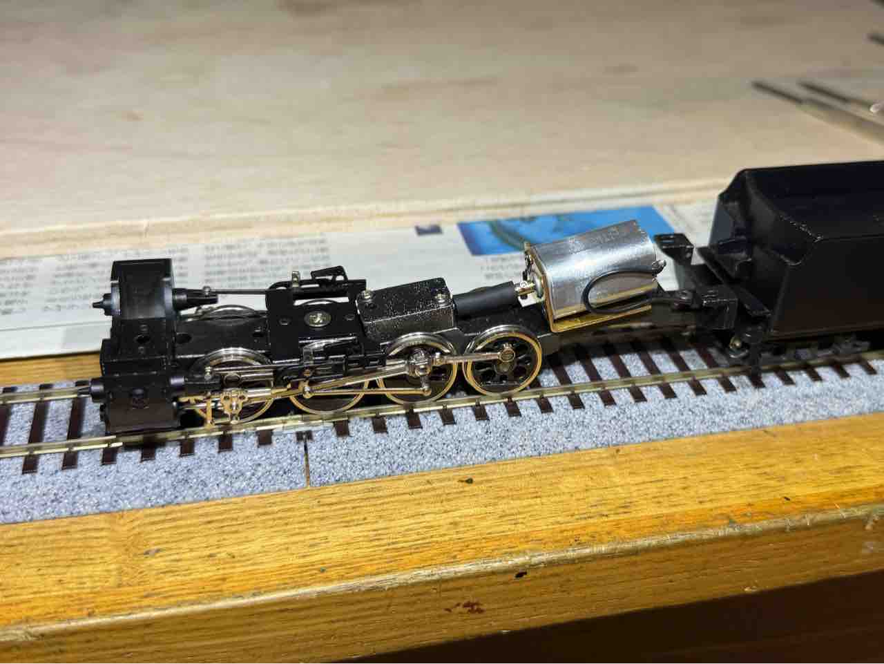 アダチD51をモーター換装する 完了 : 愛犬クマの鉄道模型製作備忘録