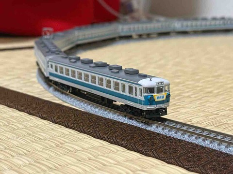 超目玉『153系 新快速 前面大型ヘッドマーク』サボ ブルーライナー 153系 f7433318-s.jpg