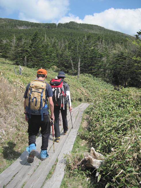 茶臼山登山 道楽登攀記