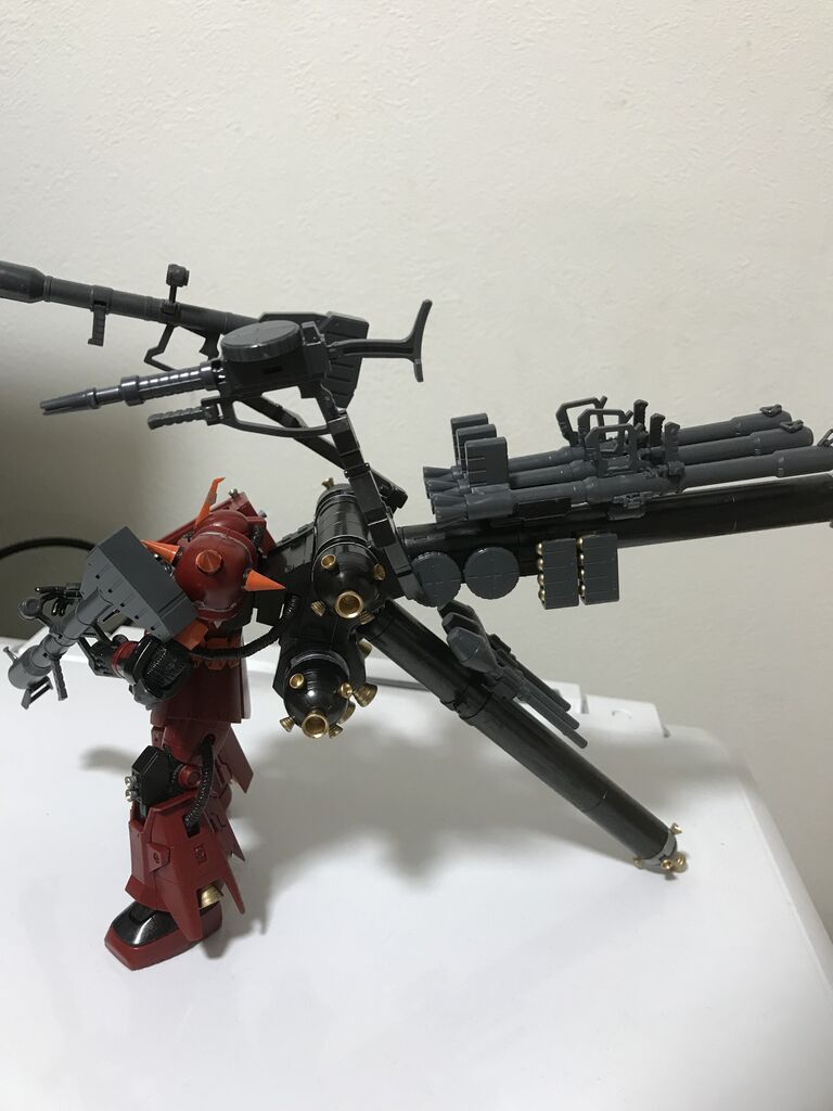 Hgサイコザク武装類多すぎ オヤジのガンプラ日記 Hgサイコザク武装類多すぎ オヤジのガンプラ日記
