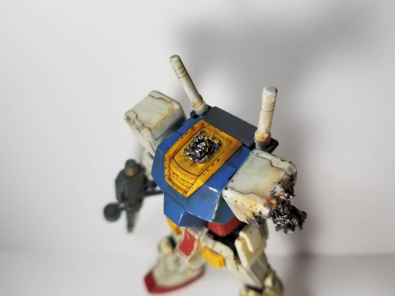 ガンプラ ウェザリング ダメージ加工を紹介 オヤジのガンプラ日記