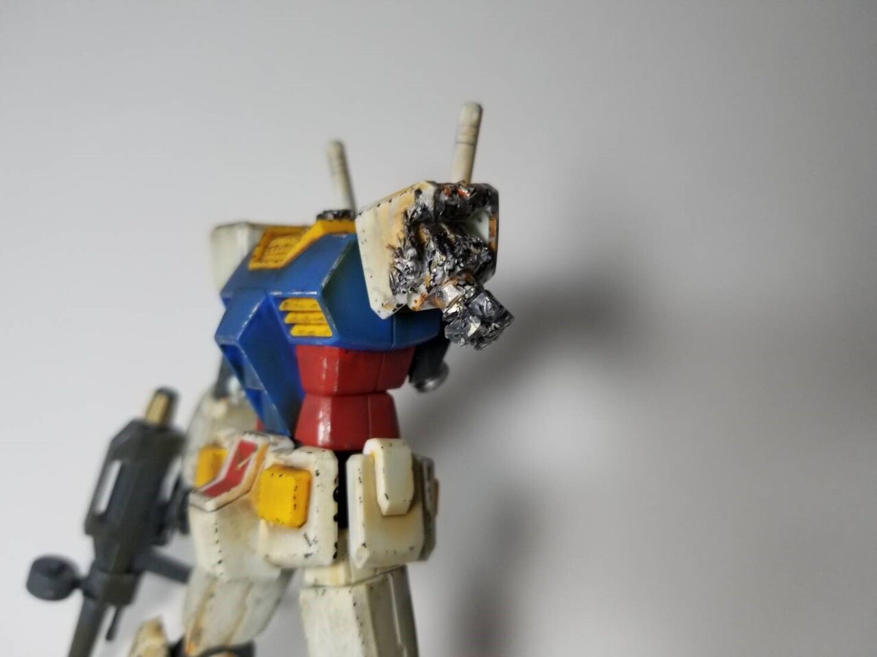 ガンプラ ウェザリング ダメージ加工を紹介 オヤジのガンプラ日記