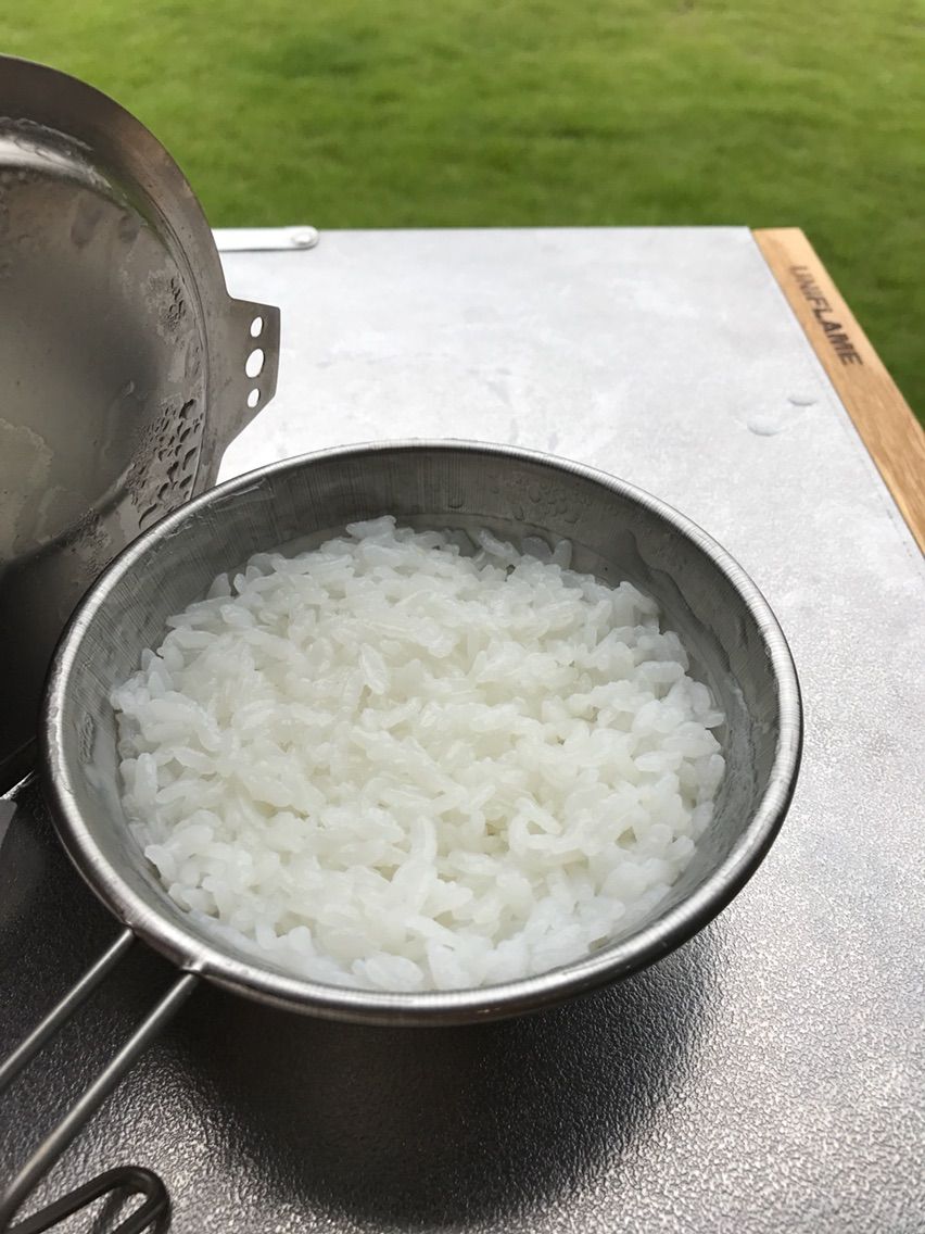 シエラカップでゴハン 米 を炊く シエラカップ調理シリーズ第3弾 もっちーの家内安全かわら版