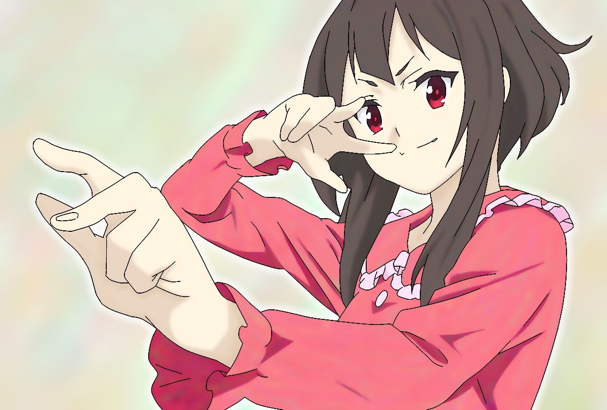 アニメぬり絵 この素晴らしい世界に祝福を めぐみんのパジャマで中二病ポーズをぬりぬり 劇団もちカレー アニメぬり絵 この素晴らしい世界に祝福を めぐみんのパジャマで中二病ポーズをぬりぬり 劇団もちカレー